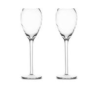Byon Verres à champagne Opacity 16 cl lot de 2 Clair