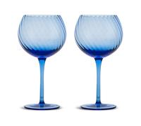 Byon Verres à vin Opacity 47 cl lot de 2 Bleu