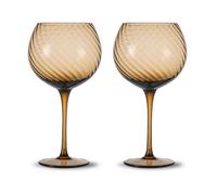 Byon Verres à vin Opacity 47 cl lot de 2 Brun