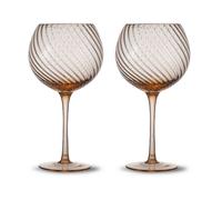 Byon Verres à vin Opacity 47 cl lot de 2 Pêche