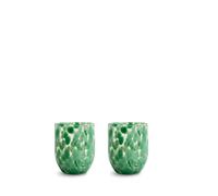 Byon Verres Messy 30 cl lot de 2 Vert