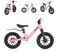 Byox, Roue Nimbus 12 Pouces avec Pneu Gonflable, siège réglable Roues Lumineuses, Coloris:Rose