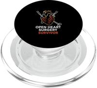 Bypass Open Heart Survivor Survivor Vintage Mens Recovery PopSockets PopGrip pour MagSafe