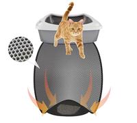 BYPET Oval6075 Tapis de litière pour chat - Design nid d'abeille - Imperméable - Double couche - Design nid d'abeille, Matte3040