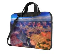 BYPPJGH Beauty Grand Canyon Sac à bandoulière pour ordinateur portable pour homme et femme Sac à bandoulière avec poignée étanche, Noir , 13 inch