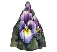 BYPPJGH Cape à capuche d'Halloween pour adulte Pensée Perfection pleine longueur Cape Cape Halloween Noël Cosplay Costume pour homme et femme