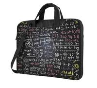 BYPPJGH Sac à bandoulière pour ordinateur portable avec poignée et bandoulière - Formule mathématique - Pour homme et femme, Noir , 13 inch