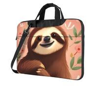 BYPPJGH You Are Awesome Sac à bandoulière pour ordinateur portable Motif paresseux Pour homme et femme Avec poignée et bandoulière Étanche, Noir , 13 inch