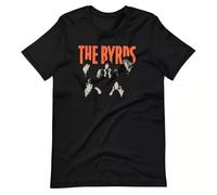 Byrds Poster Style Fan Art Graphic Tee Short-Sleeve Unisex T-Shirt