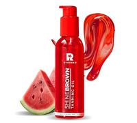 BYROKKO Shine Brown Watermelon Accélérateur de Bronzage en Huile (145 ml), Huile Super Rapide avec Formule Résistante à l’Eau, Fonctionne au Soleil et dans les Lits Solaires, Parfum Pastèque
