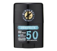 Byron Bay Australia Stick Solaire Visage SPF 50 - Protection UVA UVB, Waterproof & Résistant Eau, Sport Plage Surf, Beurre Karité, Vegan, Respect Récifs, Parfum Coco - 25 g