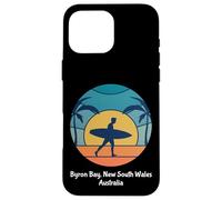 Byron Bay Nouvelle-Galles du Sud Australie Surf Vintage Surfer Coque pour iPhone 16 Pro Max