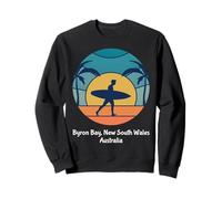 Byron Bay Nouvelle-Galles du Sud Australie Surf Vintage Surfer Sweatshirt