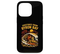 Byron Bay Vous présente Ses Salutations de Surf Vintage Womens Surfs Up Coque pour iPhone 13 Pro