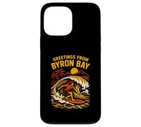 Byron Bay Vous présente Ses Salutations de Surf Vintage Womens Surfs Up Coque pour iPhone 13 Pro Max