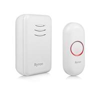 Byron Sonnette sans fil DBY-22311 Set complet 150 m Blanc