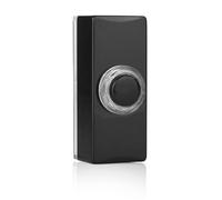 Byron - DBW-22012 - Bouton de Sonnette Universel Noir - Retroeclaire - Installation bifilaire -
