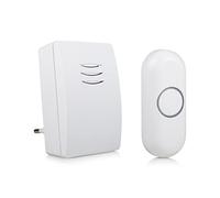 Byron Kit de sonnette sans fil DBY-21132 – Portée 100 m – Blanc