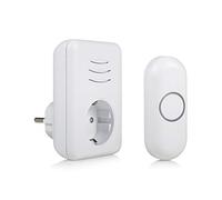 Byron DBY-22313 Carillon sans fil - Set avec prise - Portée de 150 mètres