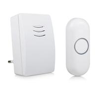 Byron Kit de sonnette sans fil DBY-21132 – Portée 100 m – Blanc