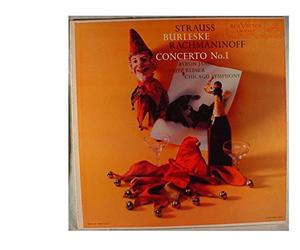 Byron Janis, Pianist & Fritz Reiner & The Chicago Symphony Orchestra Mint / NM Lp - Rachmaninoff: Concerto No 1 In F-Sharp Minor, Op 1 / Richard Strauss: Burleske - RCA Victor Red Seal 1957