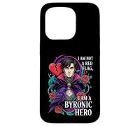 Byronic Hero Red Flag Dark Academia Literature Coque pour iPhone 15 Pro