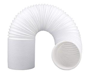 Bysameyee Tuyau de climatiseur portable, 150mm de diamètre 2m de longueur Tuyau flexible d'évent d'échappement CA, pièces de climatiseur à filetage anti-horaire compatibles avec LG, Delonghi et plus