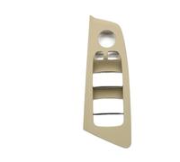 BYSKJZ Intérieure Poignée Porte Côté Pour BMW Pour Série 5 Pour M5 2017-2021 LHD Garniture Panneau Couverture Commutateur Lève Vitre Porte Intérieure Voiture(Beige Front Left)