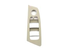 BYSKJZ Intérieure Poignée Porte Côté Pour BMW Pour Série 5 Pour M5 2017-2021 LHD Garniture Panneau Couverture Commutateur Lève Vitre Porte Intérieure Voiture(Oyster Front Left)