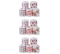 BYSL Lot de 15 rouleaux de papier toilette 5 styles