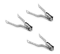 BYSL Lot de 3 coupe-ongles en acier inoxydable