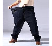 Bysonglezai Jeans Homme Pantalon Denim Jean Pantalons décontractés Printemps Hommes Jeans 9XL 10Xl 12Xl Grande Taille Grand Pantalon Pantalons d'hiver Élasticité Taille Élastique Stretch Jeans Amp