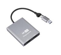 Bytecc Adaptateur USB C vers HDMI double moniteur, adaptateur DisplayLink compatible avec MacBook, Windows, Android (USB-C vers HDMI double moniteur)