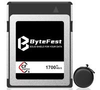ByteFest 512Go Carte Mémoire CFexpress Type B avec étui Portable, NVMe PCIe 3.0, Jusqu'à 4K/6K/8K Vidéos RAW et Photos, Compatible avec Nikon Z6/Z7/Z9/D5/D6, Canon EOS-1DXMark III/EOS-R3/R5