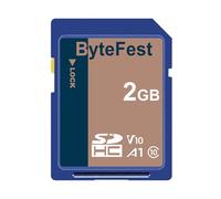 ByteFest Carte SD 2Go, SDHC Mémoire Card Classe 10, pour Appareil Photo, DSLR, Photographe