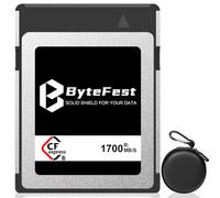 ByteFest CFexpress Carte mémoire professionnelle type B 128 Go, enregistrement vidéo Raw 4K/8K pour Canon EOS R3/R5/R5C, pour Nikon Z6/Z7/Z9/D5/D6/D500/D850 pour appareil photo DJI Ronin 4D Panasonic