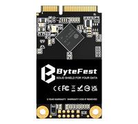 ByteFest Disque SSD interne mSATA Mini SATA III 6 Go/s (30 x 50 mm), haute performance, 3D NAND, stockage de mise à niveau pour ordinateur portable et ordinateur de bureau 128 Go