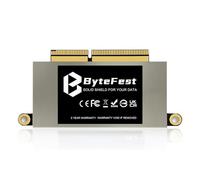 ByteFest SSD 1 To NVMe PCIe 3.0x4, remplacement pour MacBook Pro Retina 13" A1708 (fin 2016, mi-2017) EMC 2978/3164 Non-Touch Bar Models