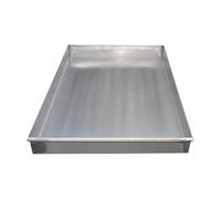 ByteRunning Bacs Vidange pour Climatiseur,Bacs D'éGouttement De Climatiseur,Bacs Condensat Pompe A Chaleur,Bacs Condensat Clim Acier Inoxydable,Bacs De Vidange pour Unité AC