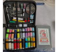 ByteRunning Carnet De Broderie,Embroidery Stitch Book Kit,Livres De Points De Broderie Complets,Livre De Broderie à Faire Soi-MêMe,avec Fils Et Outils,IdéAl Adultes & Amateurs CréEr