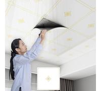 ByteRunning Dalle De Plafond,Dalles De Plafond Autocollantes en PVC,Dalles De Plafond à Coller,LéGer Et Installer Facile,Convient à La DéCoration d'un Bureau à Domicile