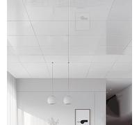 ByteRunning Dalle De Plafond,Dalles De Plafond Autocollantes en PVC,Plafond PVC Autocollant,Facile à Nettoyer,Peut êTre Coupé,pour sous-Sol,Cuisine,Salle De Bain