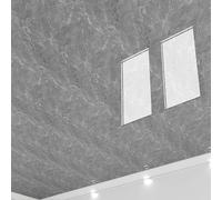 ByteRunning Dalle De Plafond,Plaque pour Plafond Salle De Bain A Coller,Panneaux De Plafond Autocollants,LéGer Et Flexible,Peut êTre Coupé,pour Bureaux,Magasins,Ateliers