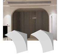 ByteRunning Kit d'arc De Porte,Kit D'Arche De Porte en Mousse,Kit D'Arche Porte Arrondie 2 Pièces,Kit D'Arche De Porte Pré-CintréE,Support D'Arche De Porte en Mousse,pour DéCoration IntéRieure