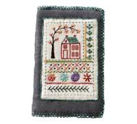 ByteRunning Livre De Points De Broderie à Faire Soi-MêMe,Portable Livre A Broder Kit,Carnet De Broderie CréAtivité,Kit De Broderie pour DéButant,avec Outils Et Instructions,pour Adultes