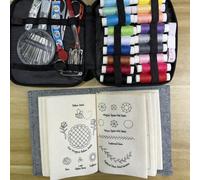 ByteRunning Livres De Points De Broderie Complets,Carnet De Broderie,Portable Livre A Broder Kit,Livre De Points à Faire Soi-MêMe,Livre A Broder CréAtivité,pour Toutes Les Occasions