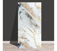 ByteRunning Marbre Carrelage Adhesif Mural Panneau,Autocollants muraux Imitation Carreaux,Dalles de Plafond décoratives en PVC,LéGer Et Installer Facile,Peut êTre Coupé,pour Cuisine,Salon,Plafond