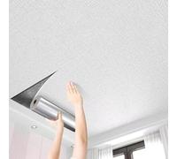 ByteRunning Panneaux De Plafond,Dalle Plafond Polystyrene,Panneaux De Plafonds en PolystyrèNe,Installation Simple Et Rapide,Convient Aux Salons,Bureaux Et Chambres
