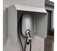 ByteRunning Protection Borne De Recharge,Toit de Wallboxs,Auvent de Protection pour Chargeur EV,Toit de Protection Station de Recharge,Inoxydable,étanche,pour borne de Recharge véhicule électrique