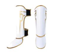 ByteRunning Protection Tibia Pied,Protège Tibias de Muay Thai,Shin Instep Guard,Ajustables,Confortable,Respirant,pour la Boxe,Le Taekwondo,Le Kickboxing,Les Sports de Combat,Le karaté